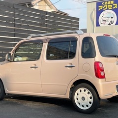 安心の総額表示！車検9年10月2日★ダイハツミラココア+X禁煙車！そのまま乗って帰れます！走行9万kmルーフレール★ホイールキャップの画像