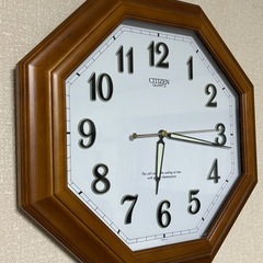 ●シチズン 8角掛時計●木枠の画像