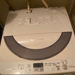 SHARP洗濯機の画像