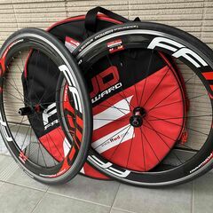 FFWD Fast Forward F6R カーボンホイールセット　DTスイス240sハブ　リムブレーキ仕様の画像