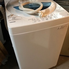 生活家電洗濯機TOSHIBA AWｰ5G5 (W) 5KG 2016年製 (そら) 名古屋