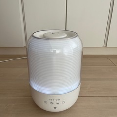 【リモコン付／動作OK】YAMAZEN 超音波式加湿器 MZ-A30（ライト・タイマー機能） の画像