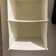 衣類収納　吊り下げ収納　ボックスの画像