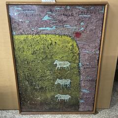 室田豊四郎/ Murota /失題 /洋画家 /絵画 /油彩 室田豊四郎/ Murota /像のある静物/洋画家 /絵画 /油彩 (にし