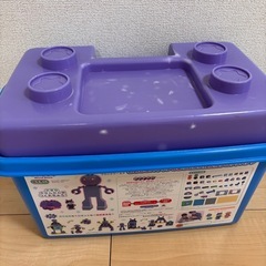 ブロックラボ アンパンマン おおきなバイキンマンじょうとだだんだんブロックバケツ　の画像