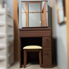 美品　服部家具　ドレッサー　