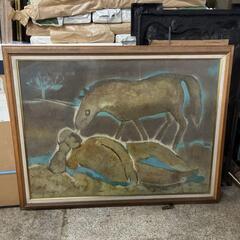 室田豊四郎/ Murota /何処へ /洋画家/絵画 /油彩 室田豊四郎/ Murota /何処へ /洋画家/絵画 /油彩