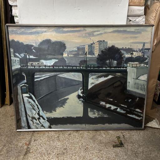 室田豊四郎/ Murota /献花 /日本画 /絵画 /油彩 室田豊四郎/ Murota /像のある静物/洋画家 /絵画 /油彩 (にし