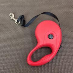 PET'STREET　小型犬用　伸縮リード　赤色　ストッパー付き
の画像