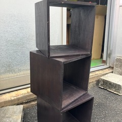 ラック３つセット　シェルフ　棚の画像