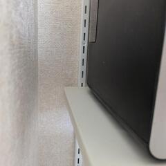 和気産業 ピラシェル棚柱 白 900mm WPS015の画像