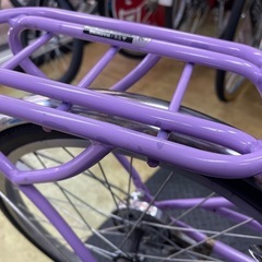 リユース品　子供用自転車　あさひ　フェリークjr　20インチ　オートライト　パープルの画像