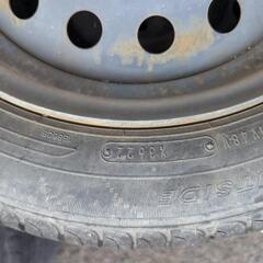 155/65R14の国産タイヤが付いたホイール4本セットの画像