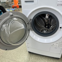 リユースのサカイ東金店 IRISOHYAMA ドラム式洗濯機 22年製 8/4kg ※液体柔軟剤キャップパーツ不足 TJ13684の画像
