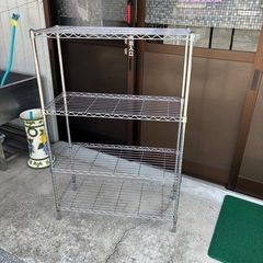 メタルラック 約80×35×高さ120cm キャスターなし