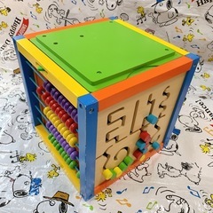 木製知育玩具BOX 幼児　おもちゃの画像