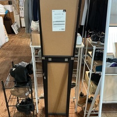 早い物勝ち🐶✨全身鏡 スタンドミラー 鏡 黒 幅300mm 奥行き300mm 高さ1470mmの画像