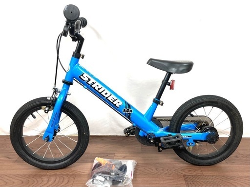 美品 ストライダー STRIDER 14X スティールブルー 青 バランス
