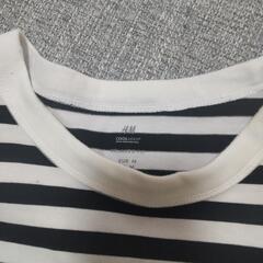 美品 メンズ【H&M】ボーダーTシャツ♥️ sizeMの画像