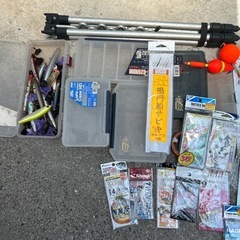 釣り用品大量の画像