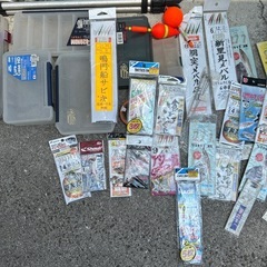 釣り用品大量の画像