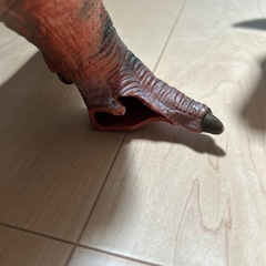 ティラノサウルスとモササウルスのおもちゃの画像