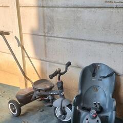 無料 三輪車子供と
チャイルドシート自転車
の画像