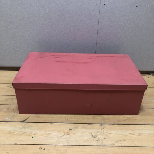 【送料無料】ヴィンテージ調 メタル収納ボックス スチール製　250805-1 送料無料】ヴィンテージ調 メタル収納ボックス スチール製 250805-1