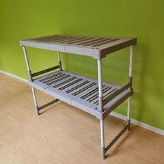 押入れ 整理棚 2台入り 幅76～93×奥行37×高さ36・38・40・43cm ピタッ！と伸びるん棚 レギュラータイプ （ 棚 ラック 収納 押入れ収納 伸縮 高さ調節 フリーラック クローゼット収納 収納棚 クローゼット 押し入れ 階段下 ）の画像