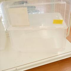 【リユースのサカイ八街店】★ジモティ割あり★ スタックボックス　クリア　クリーニング済　YJ7198の画像