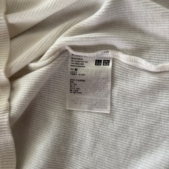 ユニクロ　リブタンクトップ　未使用品の画像