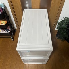 押入れ収納ケース 2個セットの画像