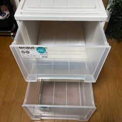 押入れ収納ケース 2個セットの画像