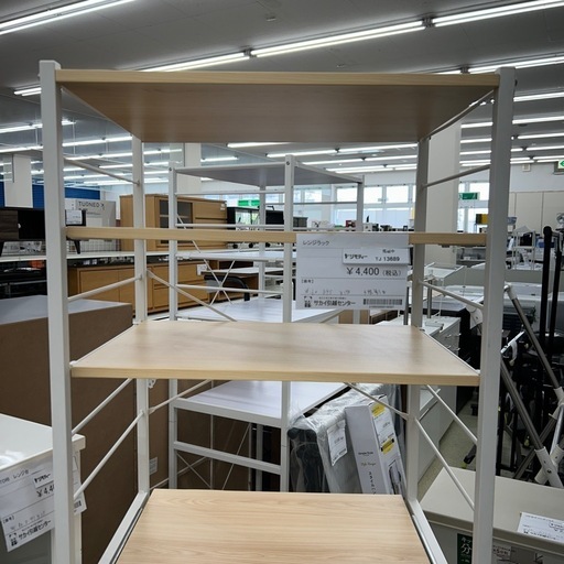 リユースのサカイ東金店 レンジラック ※天板割れあり TJ13689 