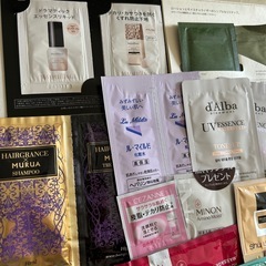 下地　ファンデ　化粧水　乳液　化粧品　試供品の画像