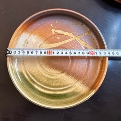 信楽焼皿 10枚の画像