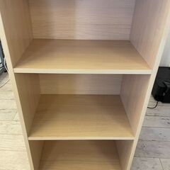 【札幌北区】 カラーボックス 収納 棚 3段 本棚 高さ90cm×幅44×奥行29.5の画像