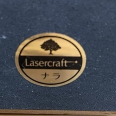 小型置き木製時計（液晶デジタル）の画像