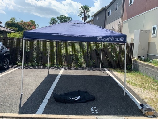 FIELDOOR　タープ　タープテント　3m　サイドシート付き