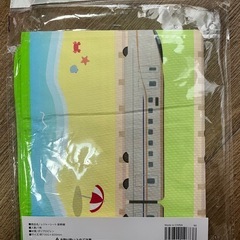 【新品未使用】新幹線デザイン レジャーシート 約1000mm x 約800mmの画像