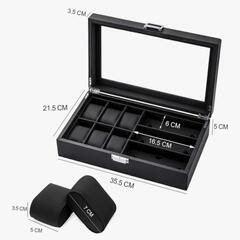 【無料】【新品】腕時計ケース　眼鏡ケース　収納ボックスの画像