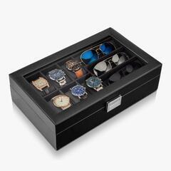 【無料】【新品】腕時計ケース　眼鏡ケース　収納ボックスの画像