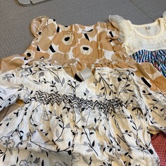 【取引者決定 】 
80cm 女の子　ワンピース　長袖　半袖　ボレロ　の画像