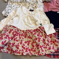 【取引者決定 】 
80cm 女の子　ワンピース　長袖　半袖　ボレロ　の画像