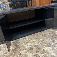 テレビ台 ローボード ダークブラウン  W1770×H418×D390mm 収納 札幌 東区 店頭引取歓迎の画像