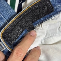 34インチ　クロムハーツ 501 デニム　パンツ　クロスパッチの画像