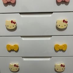 キティキッズチェスト 5段 アイリスオーヤマの画像