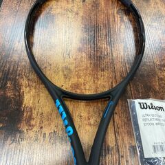 【リサイクルショップ ピカソ 小松原】🎾🔥【Wilson ULTRA 100CV 2018 v2.5 ブラックエディション G3】未使用交換用グロメット付き✨★8070★の画像