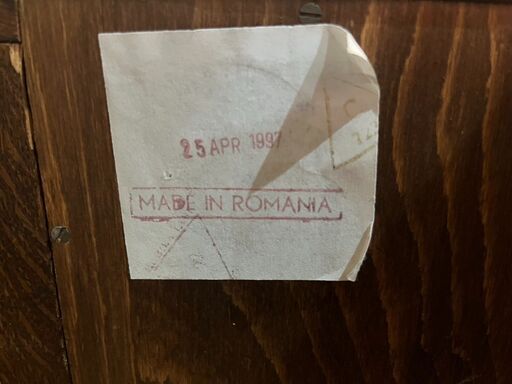 ☆ヴィンテージ! ルーマニア製 ドロワーチェスト キャビネット 猫足