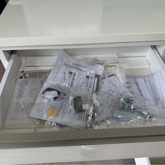 【美品】キッチンボード　白の画像